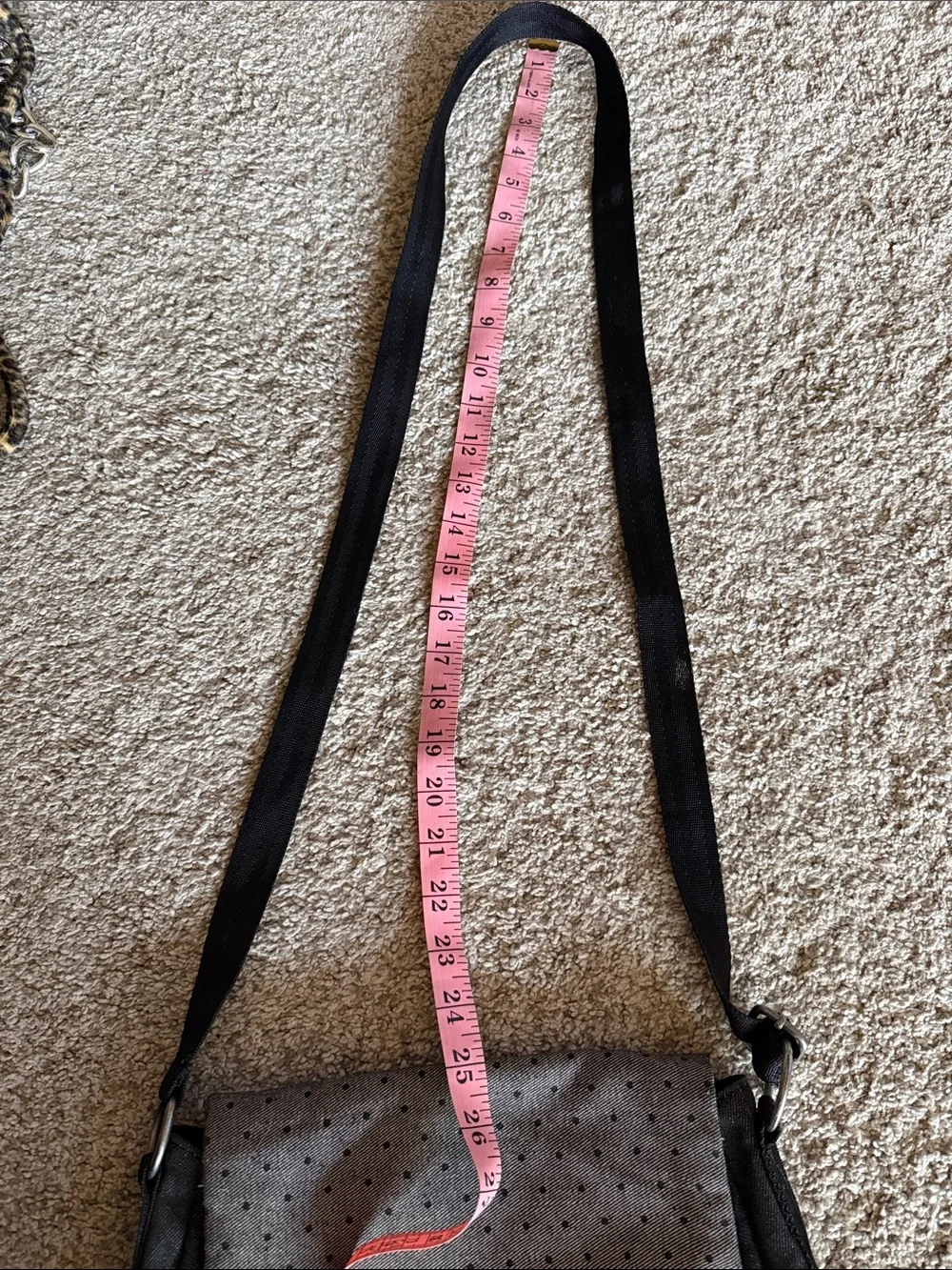 Dakine Polka Dot Gray/Black Purse
